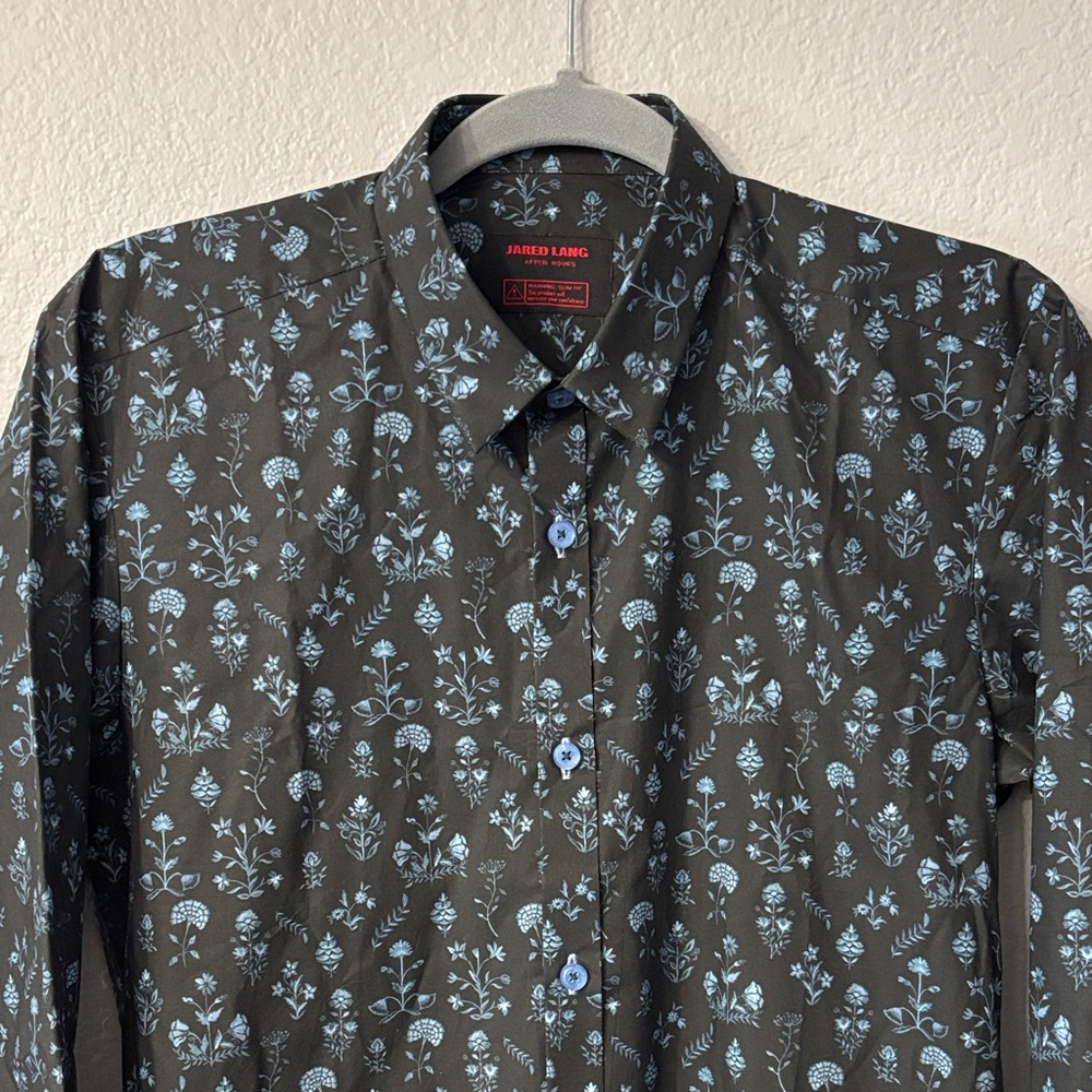 Jared Lang After Hours Dark Floral Men's Shirt